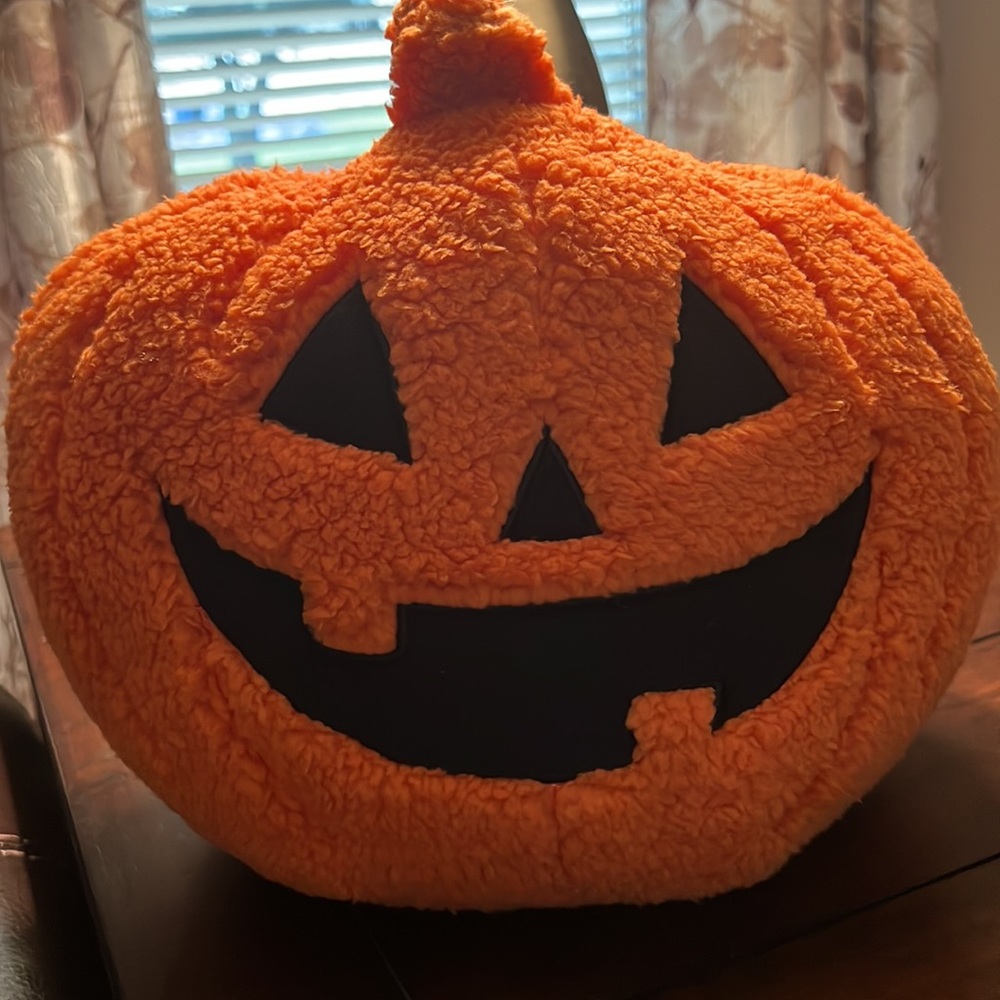 Sherpa Pumpkin Throw Pillow Orange
Hyde & EEK! Boutique π LAST ONE - Picture 3 of 4